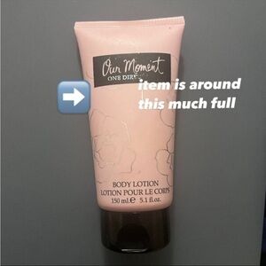 One Direction our moment perfume body lotion tube